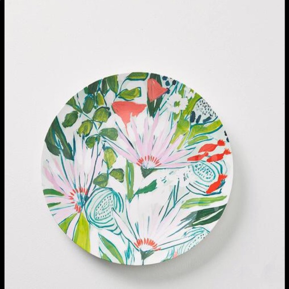 NOT FOR SALE Anthropologie Lulie Wallace Melamine dinner plates - Picture 2 of 7